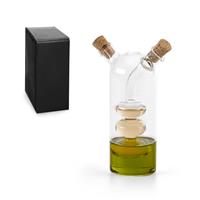 Galheteiro em vidro que contém dois reservatórios 50 mL e 250 mL - 93875