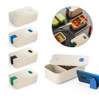 Marmita Hermética Sustentável em Fibra de Bambu 1 L com Suporte para Celular