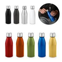 Squeeze Personalizado em Alumínio 500 mL com Tampa em Aço Inox Food Grade