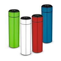 Garrafa Térmica Inox 450ml Personalizada com Display LED e Infusor – Squeeze Corporativo Inteligente