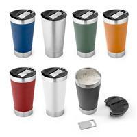 Copo Térmico Personalizado em Aço Inox 630ml com Tampa Abridor - Brinde Corporativo Premium para Viagem