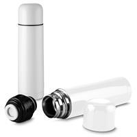 Garrafa Térmica Inox 500ml Personalizada com Copo e Botão de Segurança – Squeeze Corporativo Premium