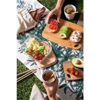 Marmita de Vidro Personalizada 1L com Tampa de Bambu – Brinde Corporativo Sustentável