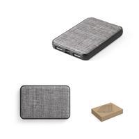 Power Bank Personalizado 5000mAh em PET Reciclado (rPET) – Bateria Portátil Sustentável Corporativa