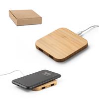 Carregador portátil em bambu 15 W - 97123