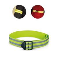 Banda Elástica Refletiva Personalizada em Poliéster Ajustável – Brinde Corporativo Promocional