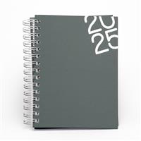 Agenda diária 2025 Wire-o personalizada