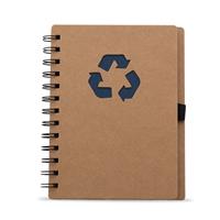 Bloco de Anotações Ecológico Com Simbolo Reclicado Na Capa Personalizado