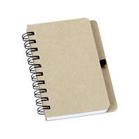 Caderneta em Kraft com Porta Caneta Personalizada