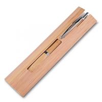 CANETA BAMBU C/ ESTOJO PAPEL - 14664