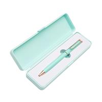 CANETA METAL C/ BOX DE  PLÁSTICO - 14480