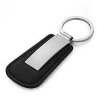 Chaveiro Metal com detalhe de Couro Personalizado