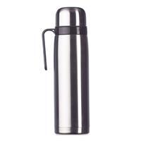 Garrafa Térmica Inox 1L Personalizada com Bico Vermelho e Alça – Squeeze Corporativo Moderno