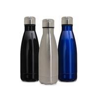 Garrafa Inox 550ml Personalizada com Pintura Colorida e Tampa Prata - Brinde Corporativo Promocional