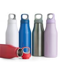 Garrafa Inox 650ml Personalizada com Tampa Rosqueável e Alça - Brinde Corporativo