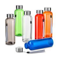 Garrafa Personalizada 500ml em PET Reciclado com Tampa Metálica e Cordão