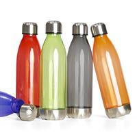 Garrafa Personalizada 700ml Translúcida com Tampa e Base em Alumínio – Squeeze Promocional para Empresas