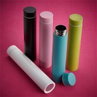 Garrafa Térmica Inox 275ml Personalizada Slim com Tampa Rosqueável – Squeeze Corporativo Compacto Premium