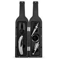 KIT VINHO 5PÇS FORMATO GARRAFA - 11870