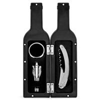 KIT VINHO 3 PEÇAS FORMATO GARRAFA