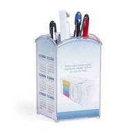 Porta Caneta Personalizado com Porta Foto em Acrílico – Organizador de Mesa Corporativo