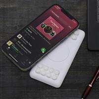 Power Bank Personalizado 10.000mAh com Carregamento por Indução e Cabo - Brinde Corporativo Tecnológico