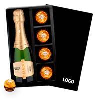 Kit Espumante Chandon Baby com Ferrero Rocher Personalizado