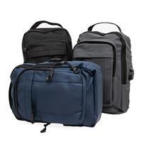 Mochila de Ombro USB 8L Personalizada em Couro Sintético – Brinde Corporativo Compacto e Tecnológico