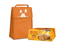 Kit Páscoa Corporativo Personalizado com Mini Colomba Pascal Bauducco e Bolsa Térmica