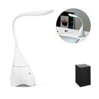 Luminária de Mesa com Caixa de Som Bluetooth Personalizada - Brinde Corporativo Tecnológico Multifuncional
