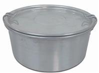 Marmita Personalizada em Palha de Trigo 900ml com 3 Divisórias - Brinde Sustentável