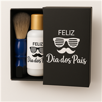 Kit Pincel e Loção para Barba Personalizado