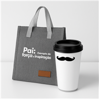 Kit Dia dos Pais com Copo e Bolsa Térmica