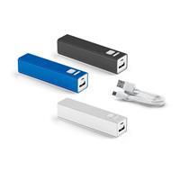 Bateria Portátil Power Bank Personalizada em Alumínio - Brinde Corporativo