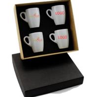 Kit Xícaras de Porcelana  4 Xícaras