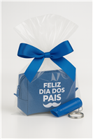 Kit Dia dos Pais com Nécessaire e Lanterna de Metal