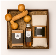 Kit Dia dos Pais com Massageador, Óleo e Descanso para Olhos