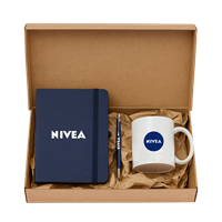 Kit Onboarding e Boas-vindas com Caneca, Caneta e Moleskine