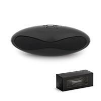 Caixa de Som Bluetooth Personalizada em ABS com Microfone - Brinde Corporativo de Tecnologia para Escritório