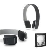 EDWIN BK. Fone de ouvido ajustáveis em ABS com microfone e autonomia de 5h - 57355