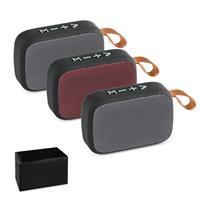 Caixa de Som Bluetooth Personalizada Portátil com Microfone, Rádio FM e USB-C – Brinde Corporativo Tecnológico