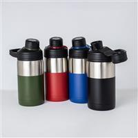 Mini Garrafa Térmica Inox 350ml Personalizada com Tampa Magnética e Alça – Squeeze Corporativo Compacto Premium