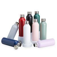 Garrafa Personalizada 800ml em Inox com Tampa Rosqueável e Acabamento Fosco