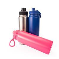 Garrafa Térmica Inox 750ml Personalizada com Infusor e Alça – Squeeze Corporativo a Vácuo Premium