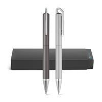 Caneta Executiva Premium Personalizada em Bronze Hook Matte com Caixa Presente – Brinde Corporativo Sofisticado de Luxo