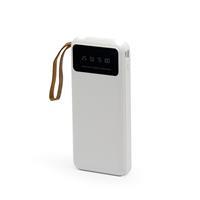 Power Bank Personalizado 10.000mAh com Lanterna, Suporte para Celular e Cabos Multissaídas - Brinde Corporativo Tecnológ