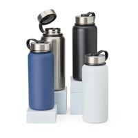 Garrafa Térmica Inox 950ml Personalizada com Alça e Parede Dupla – Squeeze Corporativo Grande Premium