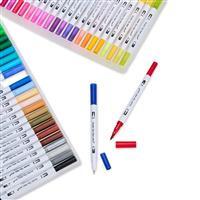 Kit 48 Canetinhas Coloridas Personalizadas com Estojo e Alça - Brinde Corporativo Premium para Empresas