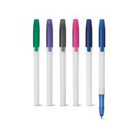 Caneta Esferográfica Personalizada Vermelha e Azul Corporativa Brinde Promocional Escritório Empresa