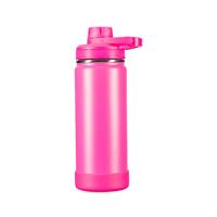 Garrafa Térmica Inox 550ml com Tampa Protetora e Base em Silicone